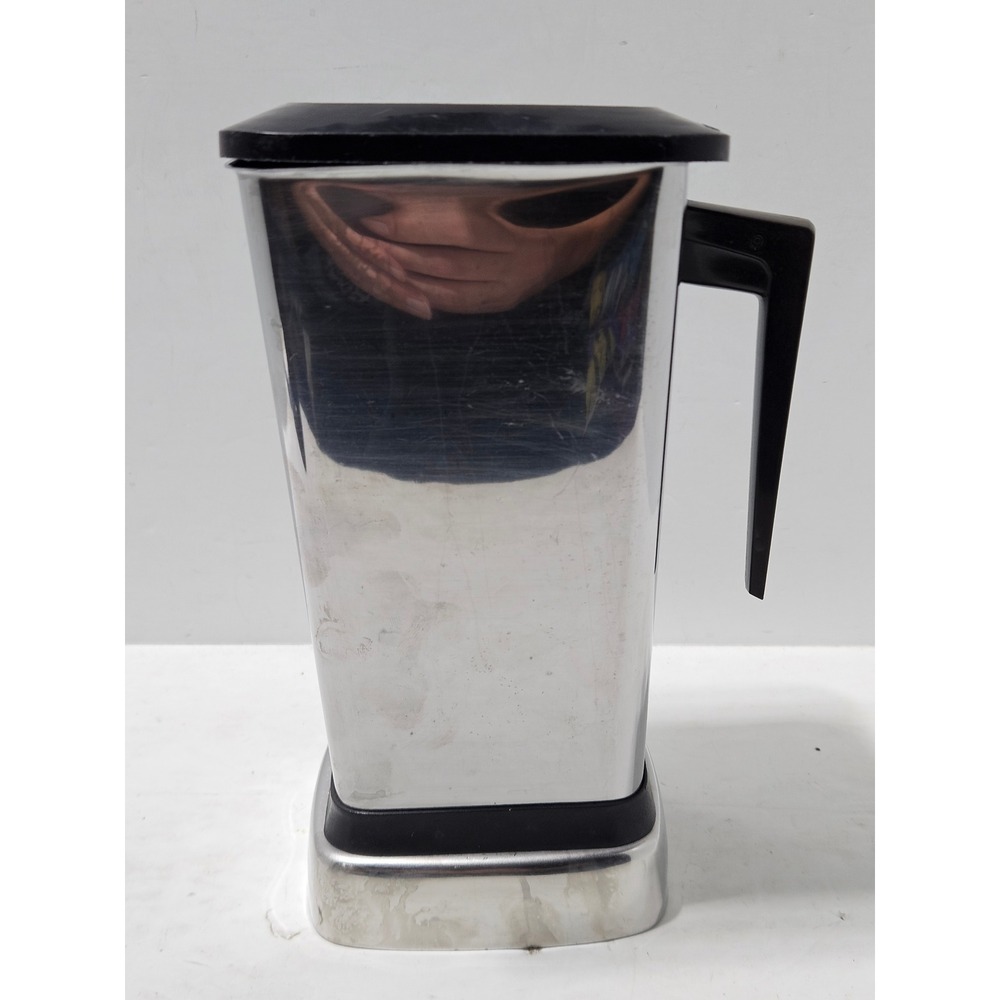 Vintage Vitamix 2200 Sidewinder Stainless Steel Blender Container Pitcher w/ Lid